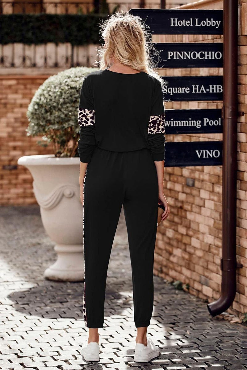 PRETTYGARDEN Store Womens 2 Piece Sets 2026 Long Sleeve Tops High Waisted Sweatpants Lounge Set Fall Fashion Travel Outfits - Image 1